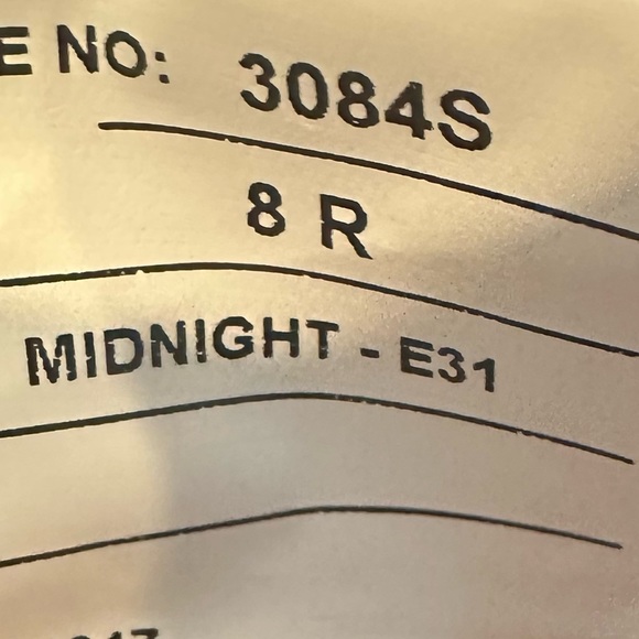 Dessy Collection Midnight Cutaway Shoulder High Slit Crepe Gown - Picture 5 of 5